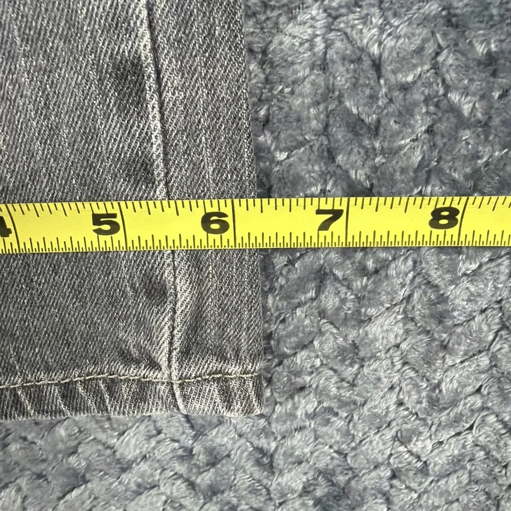 Levis 511‎ Jeans Mens 27x27 Grey Slim Fit Stretch Denim Mid Rise Distressed